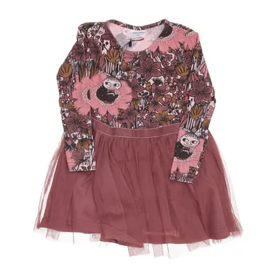 Jurk (Roze, Meerkleurig) van Moomin by Martinex Katoen, Polyester