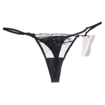 Thongs (Black) from Marie Jo Cotton, Polyester
