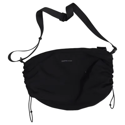 Shoulder-bag (Skara "All Black") from Kapten & Son Polyurethane, Recycled polyester