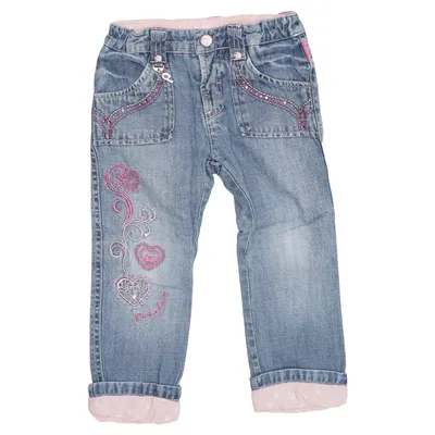Jeans (Blå, Rosa) från Pampolina Bomull