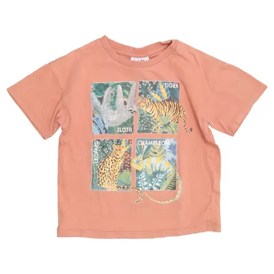 T-shirt (Marron) de H&M x Angela McKay Coton