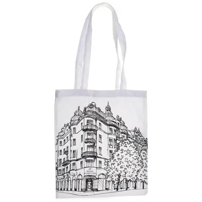 Canvas bag (White, Black)