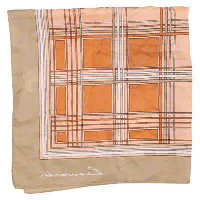 Lommetørklæde (Brun, Beige) fra Leonardi