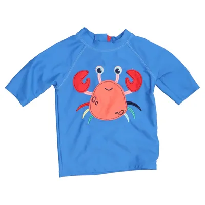 T-shirt de natation (Bleu, Rouge, Orange) de Pusblu Élasthane, Polyester