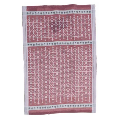 Kitchen towel (Red, Multicolored) from Öjbro Vantfabrik Cotton