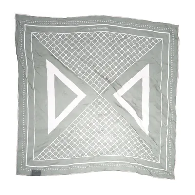 Scarf (Grå, Vit) från Hermine Hold Silke