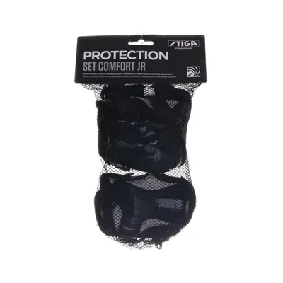 Hockeyutrustning (PROTECTION SET COMFORT JR BLACK) från Stiga