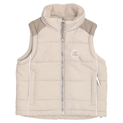 Ytterväst (Beige) från Boys Planet by Lindex Polyamid, Polyester