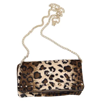 Shoulder-bag (Beige, Brown, Black) from Met Polyester