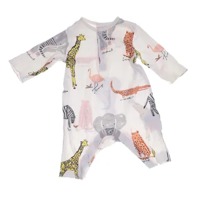 Rompers (White, Multicolored) from Baby by Lindex Cotton