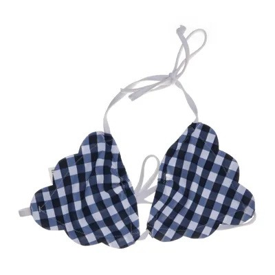 Bikini top (Blauw, Wit, Zwart) van Abercrombie & Fitch Elastaan, Nylon, Polyester