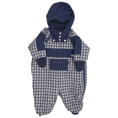 Overall (Blå, Vit) från H&M Baby Bomull, Polyester
