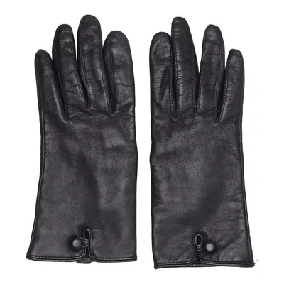 Leather gloves (Black) from Handskmakar'n