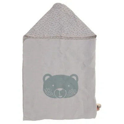 Bath cape (White, Multicolored) from David Fussenegger Cotton, Viscose