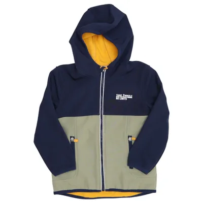Softshell jacket (Blauw, Groen, Geel) van Kids Elastaan, Polyester