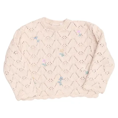 Pull-over (Beige, Multicolore) de Zara Coton, Polyester