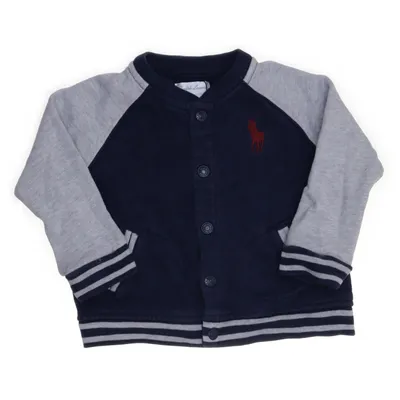 Varsity jacket (Blue, Gray) from Ralph Lauren Cotton, Polyester