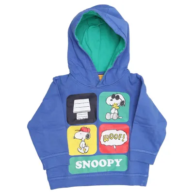 Hættetrøje (Blå, Flerfarvet) fra Snoopy Bomuld