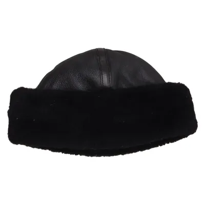 Mütze (Schwarz) von Totême Leder