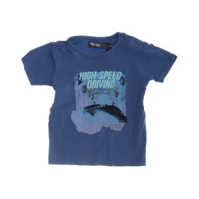 T-shirt (Blauw) van Dirkje Katoen