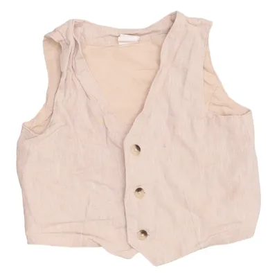 Suit vest (Beige) from H&M Cotton, Linen