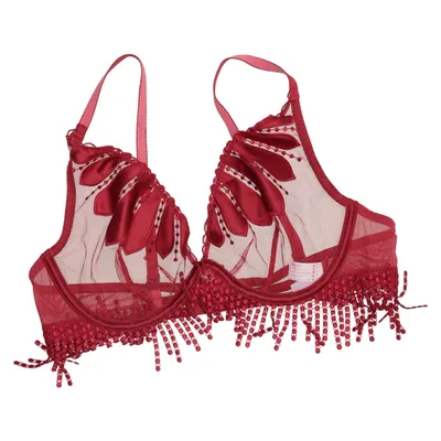 Bra (Red) from Simone Perele Elastane, Polyamide, Polyester
