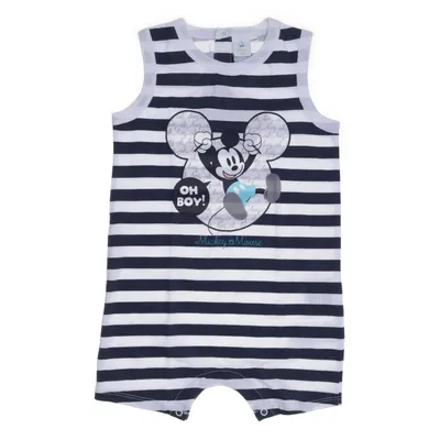 Sparkdräkt (Blå, Vit, Svart) från Disney Baby Bomull