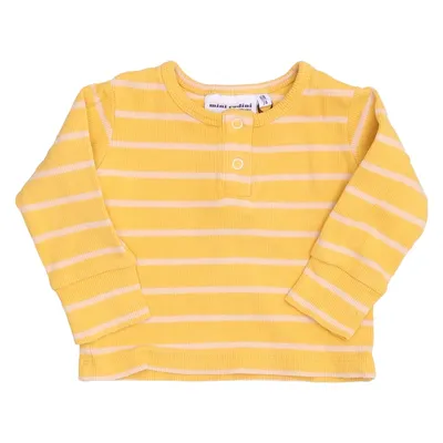 Farfarströja (Gul, Beige) från Mini Rodini Elastan, Ekologisk bomull