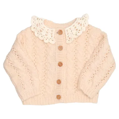 Cardigan (Ascaliane) de Louise Misha Acrylique, Laine d'alpaga, Coton, Polyamide