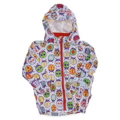 Regnjacka (Vit, Flerfärgad) från Libero Polyester