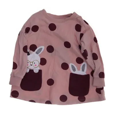 Dress (Pink, Purple) from Lindex Kids Cotton, Elastane