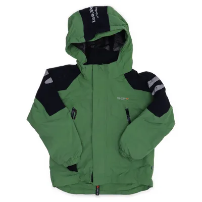 Allvädersjacka (Grön, Svart) från Isbjörn Nylon