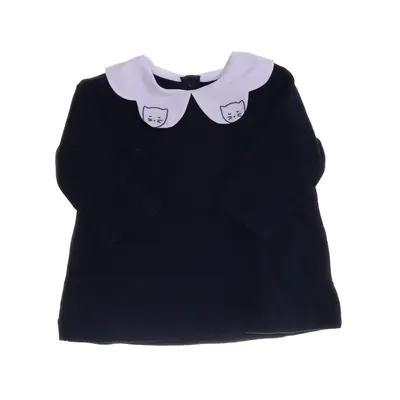 Klänning (Blå, Vit) från Jacadi Bomull, Elastan