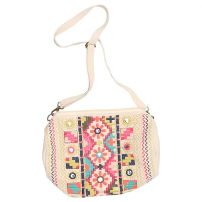 Sac à bandoulière (Beige, Multicolore) de Sun
