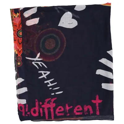 Halsdoek (Zwart, Rood, Meerkleurig) van Desigual Polyester