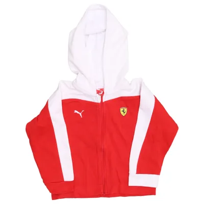 Capuchon sweater (Rood, Wit) van Puma x Ferrari