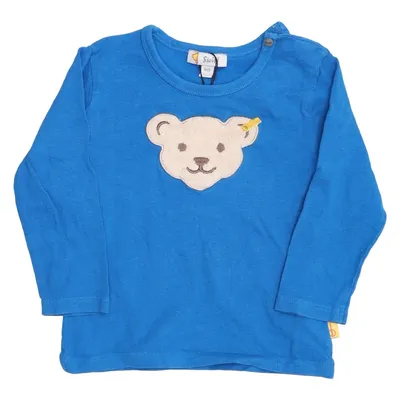 Långärmad t-shirt (Blå) från Steiff Bomull, Elastan