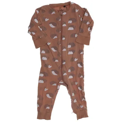 Sparkdräkt (Brun, Flerfärgad) från Lindex Baby Bomull
