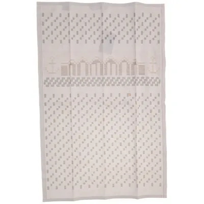 Kitchen towel (White, Gray) from Öjbro Vantfabrik Cotton