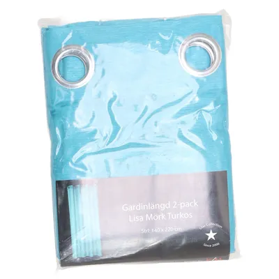 Ringgordijnen (Lisa Mork Turkos) van Star Collection Polyester