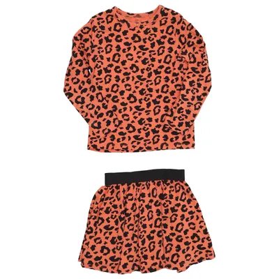 Set (Orange, Schwarz) von The Striped Cat Elasthan, Bio-Baumwolle