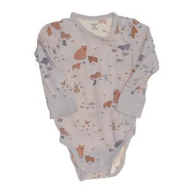Body (Beige, Flerfärgad) från Lindex Baby Bomull, Elastan