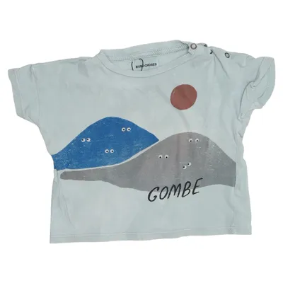 T-shirt (Blå, Grå, Brun) från Bobo Choses Ekologisk bomull