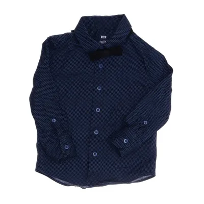 Shirt (Blauw, Zwart) van WE Katoen, Elastaan