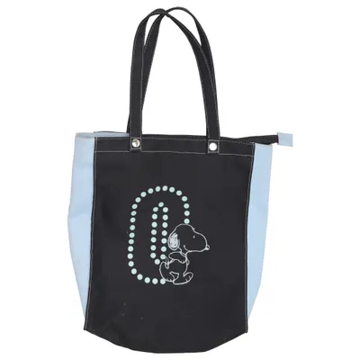 Canvas bag (Black, Blue) from Snoopy