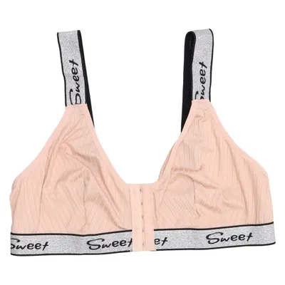Bralette (Beige, Zwart, Zilver) van Sweet