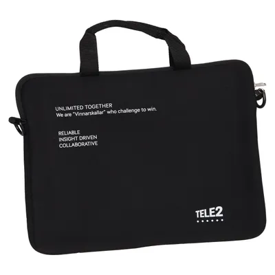 Datorväska (Svart) från Tele2 Polyester