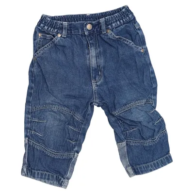 Spijkerbroek (Blauw) van Little Katoen