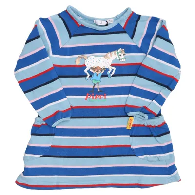 Dress (Blue, Multicolored) from Åhléns Cotton, Elastane