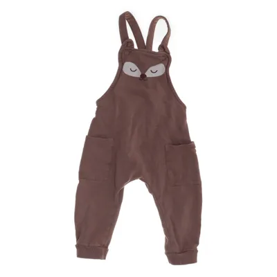 Hängselbyxor (Brun) från Lindex Baby Bomull, Elastan